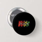 Juneteenth 1865 Viering van de Zwarte Vrijheid Afr Ronde Button 5,7 Cm (Voorkant /achterkant)