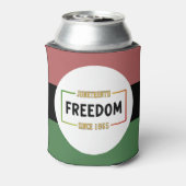 Juneteenth 1865 Viering van de zwarte vrijheid Blikjeskoeler (Blikje Achterkant)