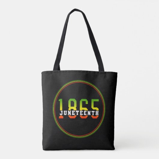 Juneteenth 1865 Viering van de zwarte vrijheid Tote Bag (Achterkant)