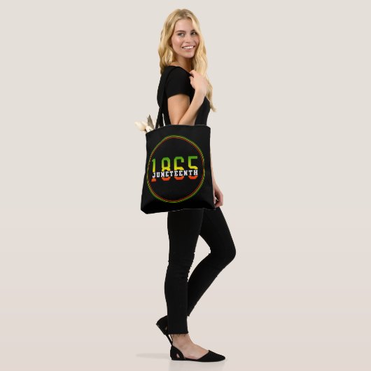 Juneteenth 1865 Viering van de zwarte vrijheid Tote Bag (Op model)