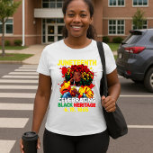 Juneteenth 1865 Viering van het Zwarte Erfgoed T-shirt
