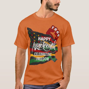 JUNETEENTH 1865 Vlag T-shirt