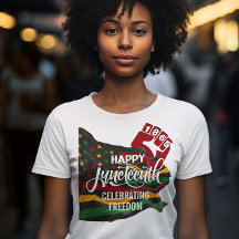 JUNETEENTH 1865 Vlag ter viering van de vrijheid