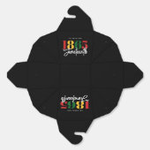 Juneteenth 1865 Vrijheid Zwarte Geschiedenis Vieri Bedankdoosjes (Ongevouwen)