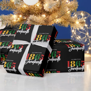 Juneteenth 1865 Vrijheid Zwarte Geschiedenis Vieri Cadeaupapier