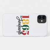Juneteenth 1865 Vrijheid Zwarte Geschiedenis Vieri Case-Mate iPhone Case (Achterkant (horizontaal))