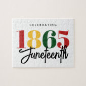 Juneteenth 1865 Vrijheid Zwarte Geschiedenis Vieri Legpuzzel (Horizontaal)