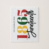 Juneteenth 1865 Vrijheid Zwarte Geschiedenis Vieri Legpuzzel (Verticaal)