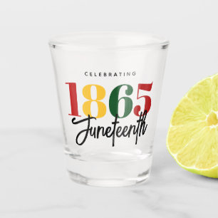 Juneteenth 1865 Vrijheid Zwarte Geschiedenis Vieri Shot Glas