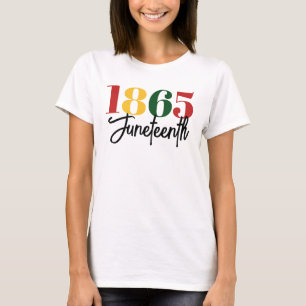 Juneteenth 1865 Vrijheid Zwarte Geschiedenis Vieri T-shirt
