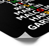 Juneteenth 1865 Vrijheidsdag Juneteenth Vrouwen Ma Poster (Hoek)