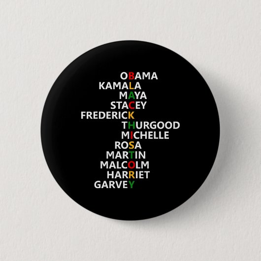 Juneteenth 1865 Vrijheidsdag Juneteenth Vrouwen Ma Ronde Button 5,7 Cm (Voorkant)