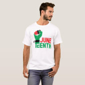Juneteenth 1865 Vrijheidsdag T-shirt (Voorkant volledig)