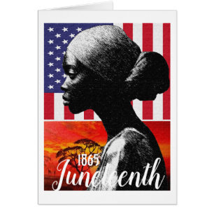 Juneteenth 1865 Wenskaart