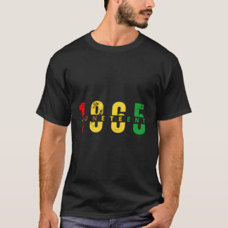 Juneteenth 1865 Zwart Afrikaans Trots Amerikaans I T-shirt