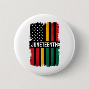 Juneteenth 1865 Zwarte Geschiedenis Afro-Amerikaan Ronde Button 5,7 Cm