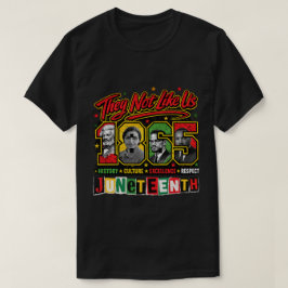 Juneteenth 1865 Zwarte Geschiedenis Burgerrechtenl T-shirt