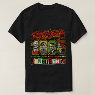 Juneteenth 1865 Zwarte Geschiedenis Burgerrechtenl T-shirt