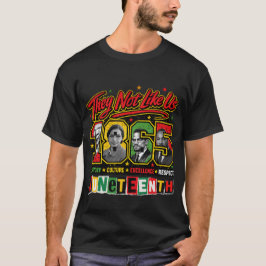 Juneteenth 1865 Zwarte Geschiedenis Burgerrechtenl T-shirt