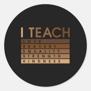 Juneteenth 1865 Zwarte Geschiedenis Ronde Sticker
