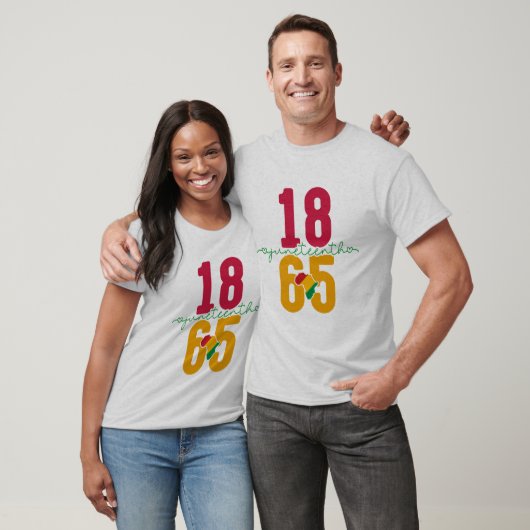 Juneteenth 1865 - Zwarte Geschiedenis T-shirt (Unisex)