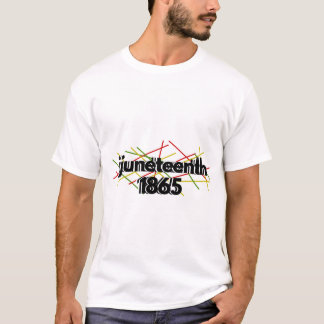 Juneteenth 1865 Zwarte Geschiedenis Vier Vrijheid T-shirt