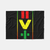 Juneteenth 19 juni 1865 Gelijkheid is groter dan Fleece Deken (Voorkant (Horizontaal))