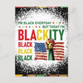 Juneteenth 19 juni 1865 zwarte koninginnen melanin feestdagenkaart