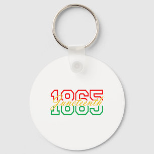 Juneteenth 2025 vieren Black Freedom 1865 Histo Sleutelhanger