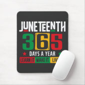 Juneteenth 365 dagen per jaar Leer het zoals het i Muismat (Met muis)