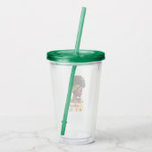 Juneteenth Acryl Tumbler Drinkbeker (Achterkant)