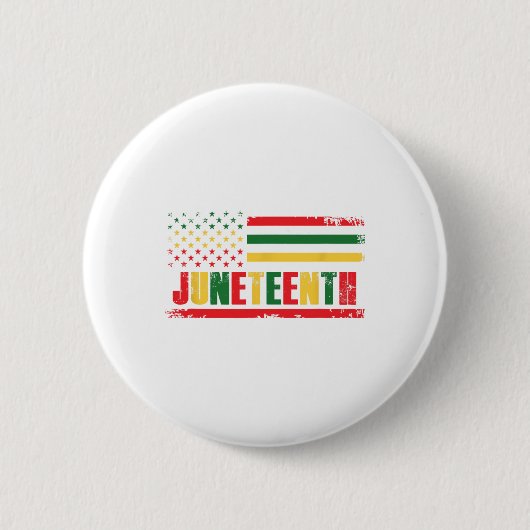 Juneteenth African American Black History - 1865 J Ronde Button 5,7 Cm (Voorkant)