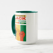 Juneteenth African Black Freedom 1865 Geschiedenis Mok (Voorkant links)