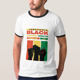 Juneteenth African Black Freedom 1865 Geschiedenis T-shirt