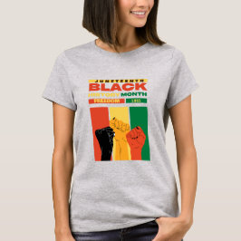 Juneteenth African Black Freedom 1865 Geschiedenis T-shirt