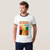 Juneteenth African Black Freedom 1865 Geschiedenis T-shirt (Voorkant volledig)