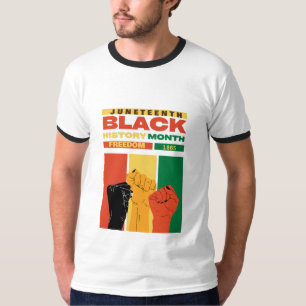 Juneteenth African Black Freedom 1865 Geschiedenis T-shirt