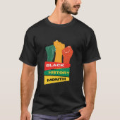 Juneteenth African Black Freedom 1865 Geschiedenis T-shirt (Voorkant)