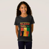 Juneteenth African Black Freedom 1865 Geschiedenis T-shirt (Voorkant volledig)