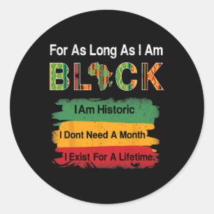 Juneteenth Afrika Kaart Shirt Kente Doek Mannen Vr Ronde Sticker