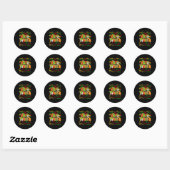 Juneteenth Afrika zwart vrijheid 19 juni 1865 Ronde Sticker (Vel)
