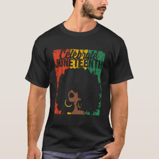 Juneteenth Afrikaanse Kleuren Vieren T-shirt