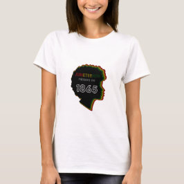 Juneteenth Afro-Amerikaanse trots vrijheidsdag dru T-shirt