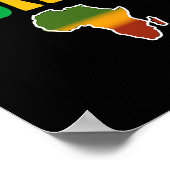 Juneteenth Afro-Amerikaanse verpleegkundigen Pride Poster (Hoek)