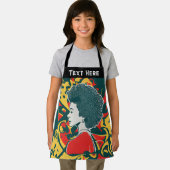 Juneteenth Afro Haar Vrouwen 1865 Emancipatie Pop Schort (Insitu)