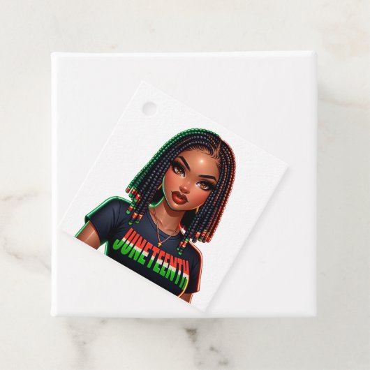 Juneteenth Afrocentrisch Bedankjes Labels (In situ)