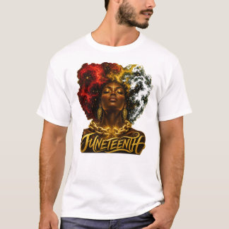 Juneteenth Afrofuturistische Droom: Kosmische Vrij T-shirt