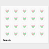 Juneteenth Aka Love Heart Ronde Sticker (Vel)