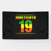 Juneteenth Ancestors Black Pride African American Spandoek (Horizontaal)