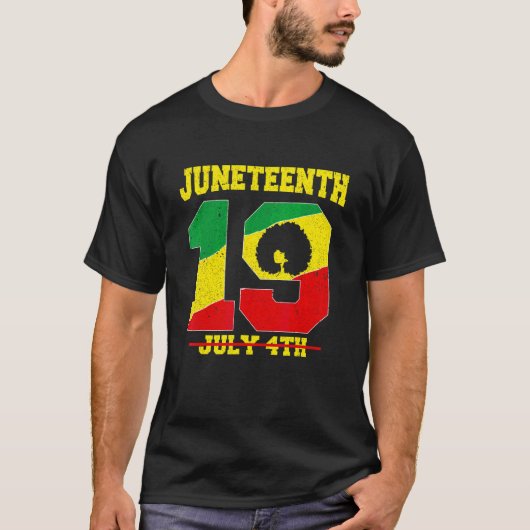 Juneteenth Ancestors Black Pride African American  T-shirt (Voorkant)